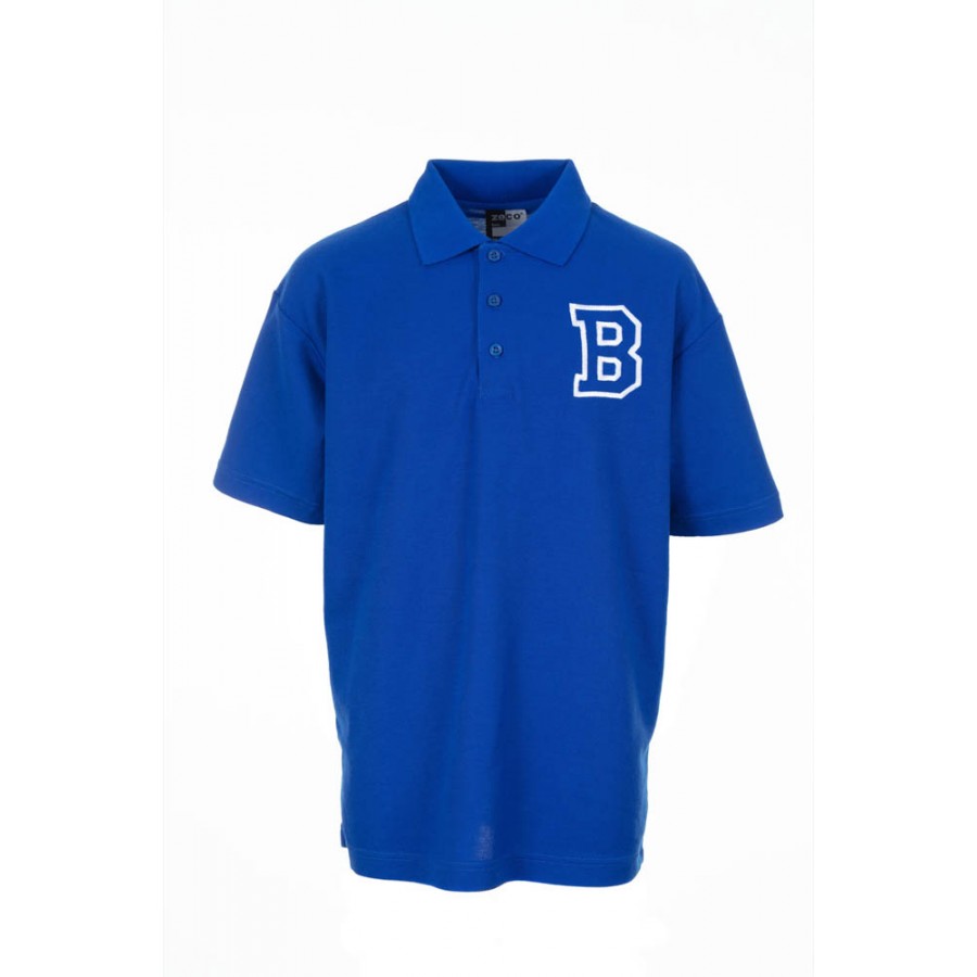 Royal blue 2025 polo shirt girls